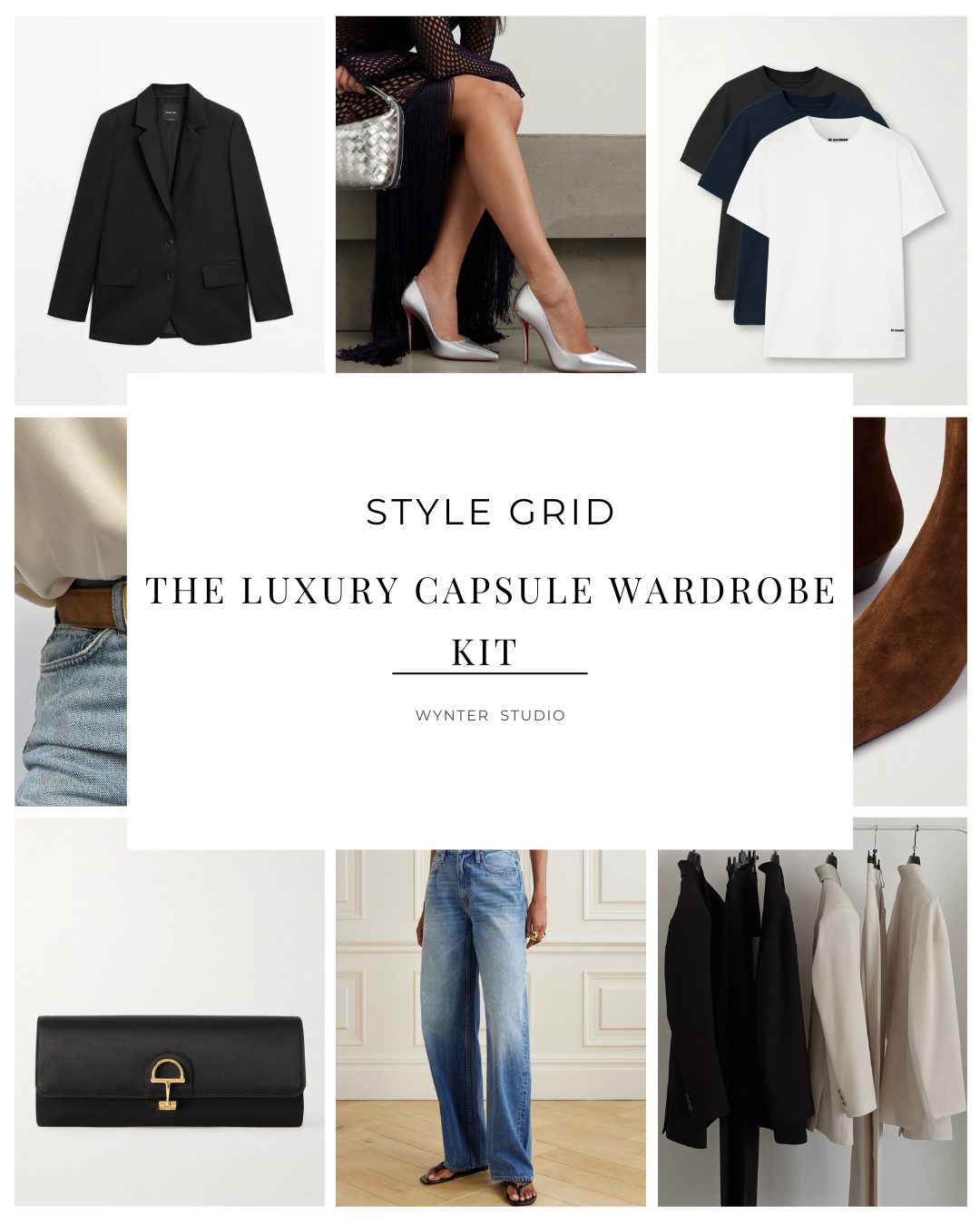 The Luxury Capsule Wardrobe Kit (Digital Download) - Minimalist Closet Planner and Styling Guide To Curate Your Signature Look